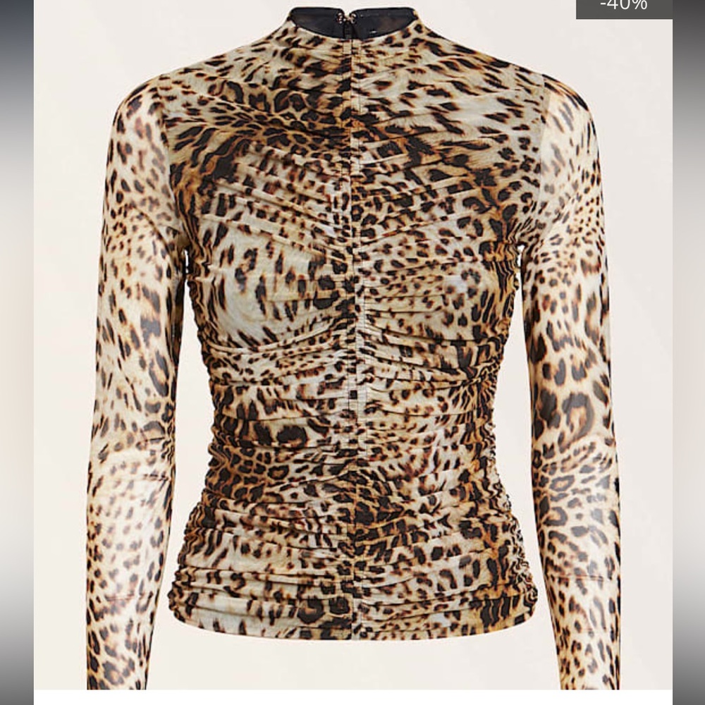 Marciano Animalier Mesh Top